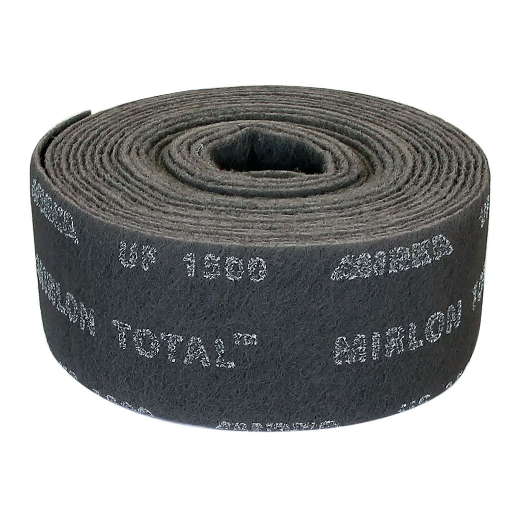 Mirka Schleifvliesrolle Mirlon Total, Ultrafein, Grau, 115 mm x 10 m