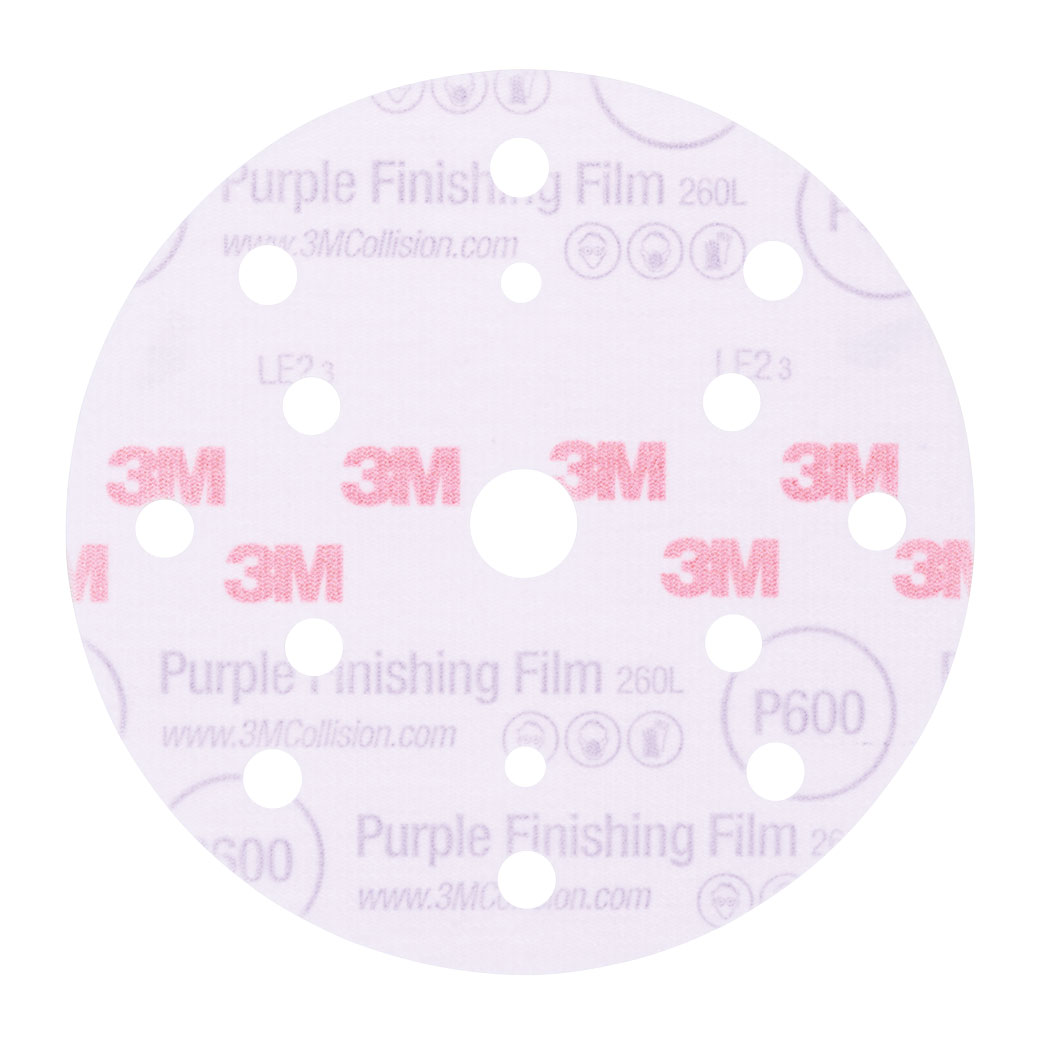 3M Schleifscheibe Hookit 260L, Lila, P 2000, Ø 150 mm, 15-Loch