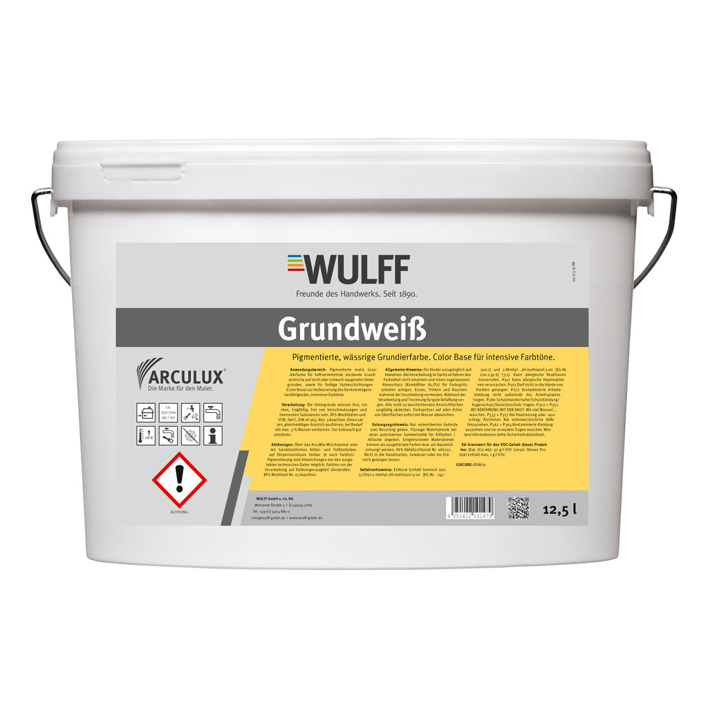 Arculux® Grundweiß, Weiß, 12,5 l