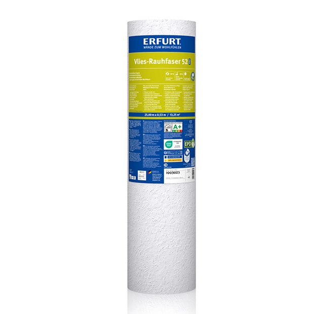 Erfurt Vlies Rauhfaser 52 Giga Rolle, 50 x 2,65 m