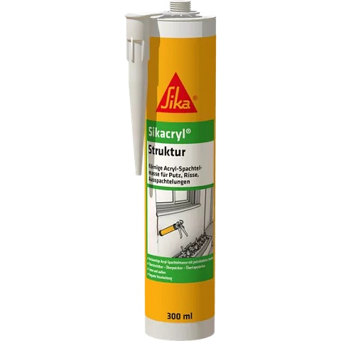 Sika Sikacryl Struktur, Weiß, 300 ml