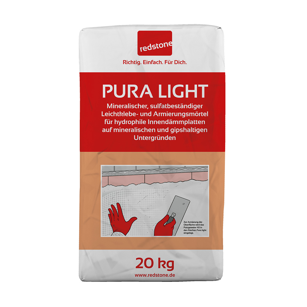 Redstone Armierungsmörtel Pura Light, 20 kg