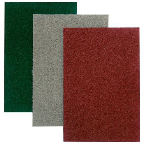 MP Schleifvlies Pad, Ultrafein, Grau, 152 x 229 mm
