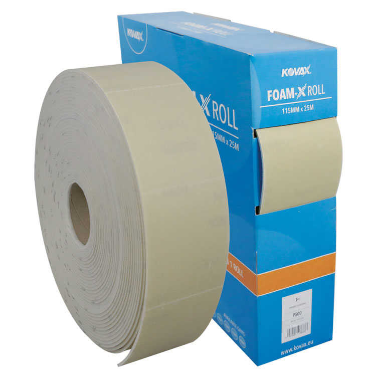 Kovax Schleifrolle Foam-X, P 800, 115 mm x 25 m