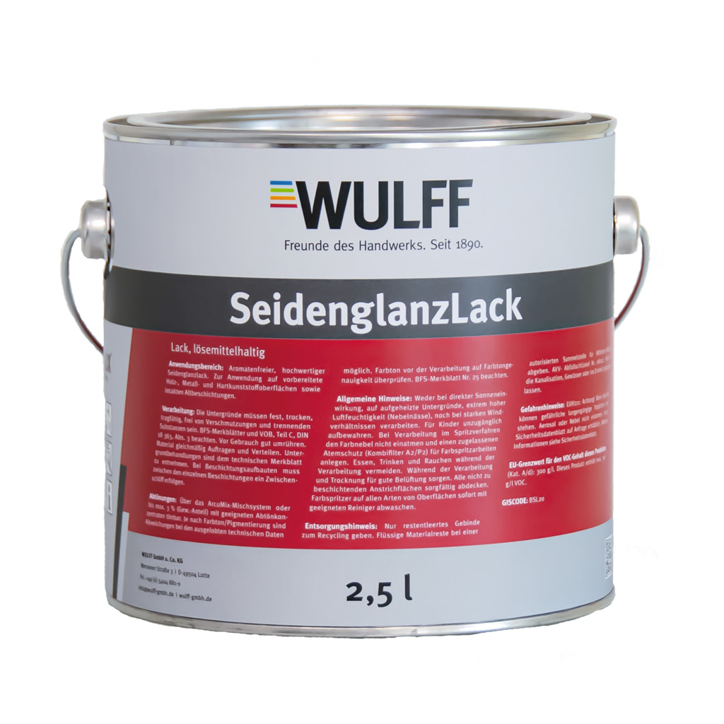 Arculux® Seidenglanzlack, Weiß, 2,5 l