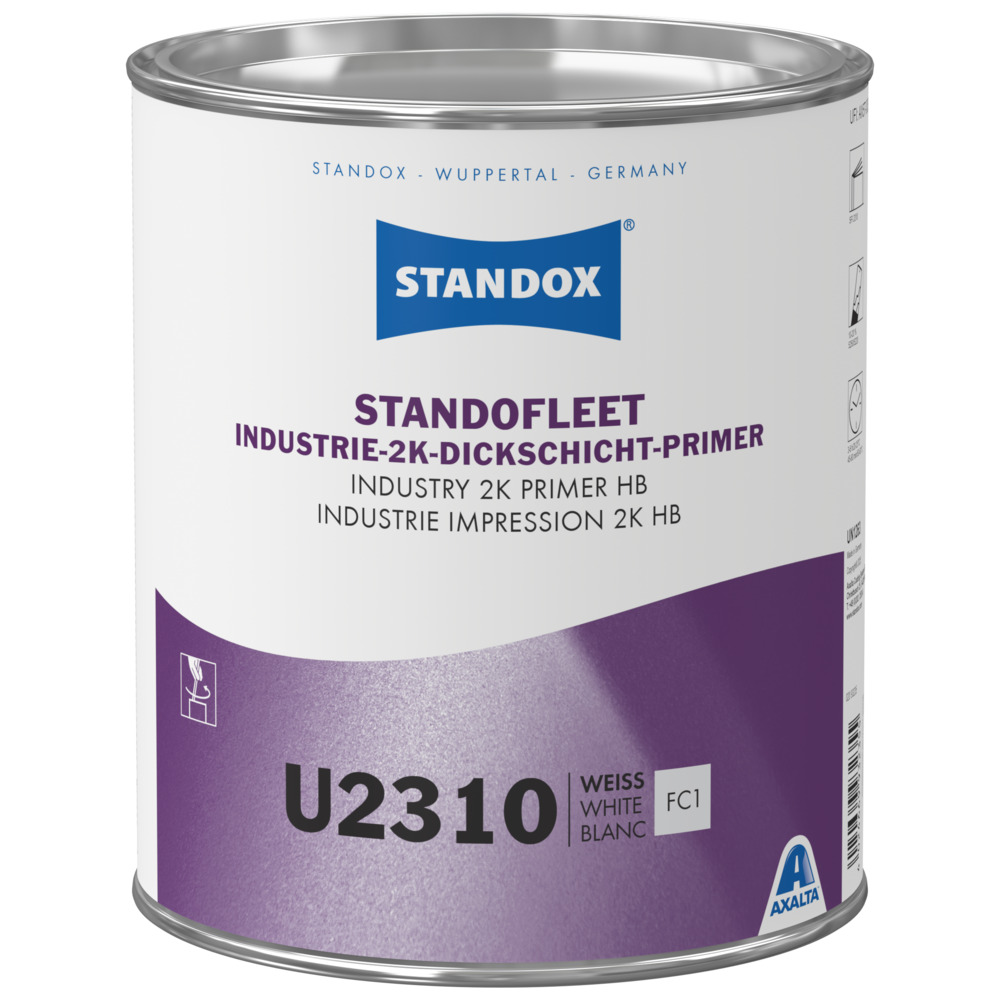 Standofleet Industrie 2K Dickschicht-Primer U2310, Weiss, 3,5 l
