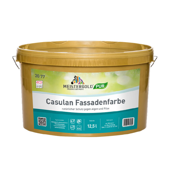 Meistergold Casulan Fassadenfarbe, Weiß, 12,5 l