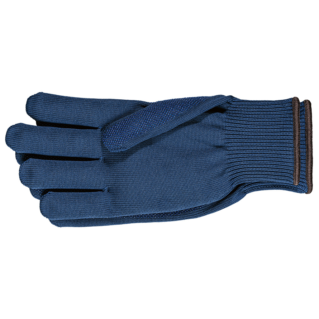 Storch Strick-Handschuhe fein mit Noppen, Größe L / 9