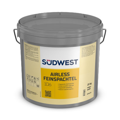 Südwest Airless Feinspachtel, Naturweiß, 25 kg