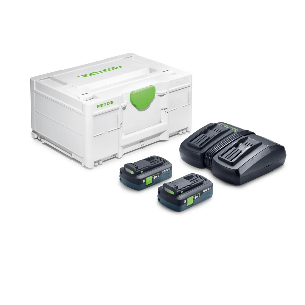 Festool Energie-Set SYS 18V 2x TBX4/TCL6DUO