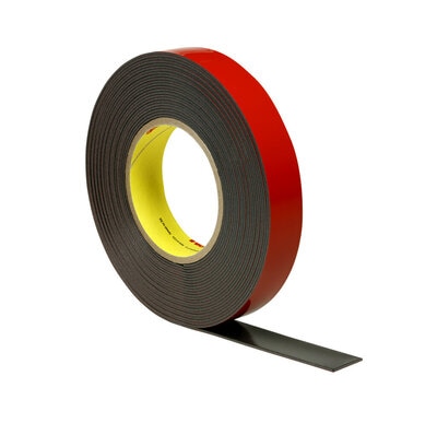 3M doppelseitiges Klebeband Acrylic Plus, Schwarz, 16 x 1,14 mm x 20 m