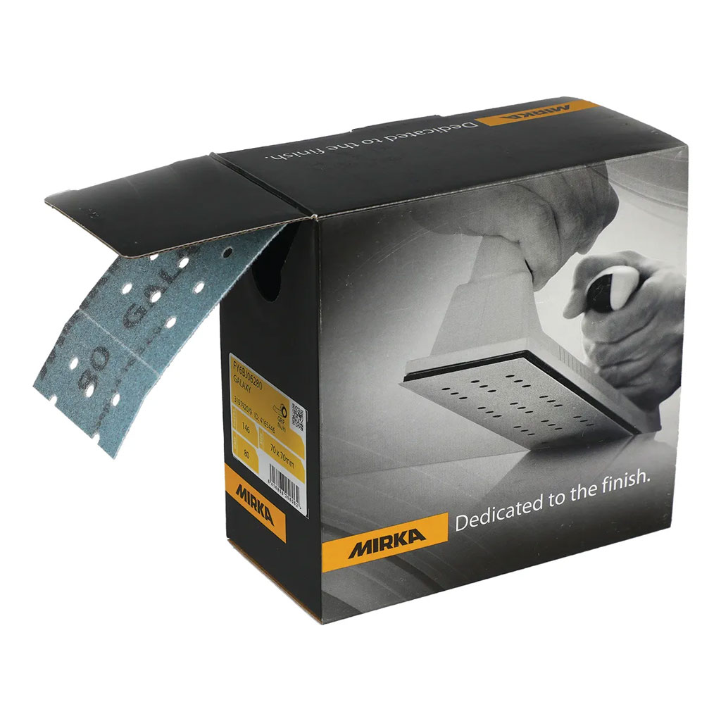 Mirka Schleifstreifen Galaxy Multifit Grip, P 80, 70 x 70 mm