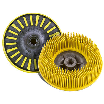 3M Scotch Kunststoffbürste Bristle Disc BD-ZB, Medium, Gelb, Ø 115 mm