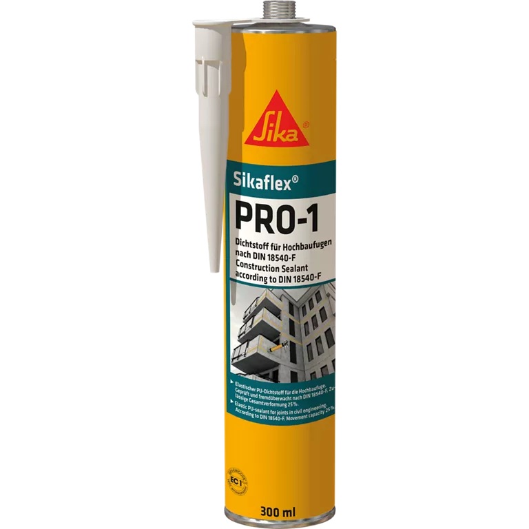 Sika Hochleistungsdichtstoff Sikaflex Pro-1, Uniweiß, 600 ml