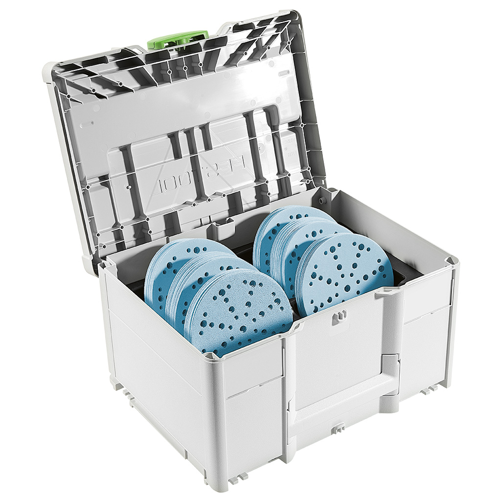 Festool Schleifmittel-Systainer³ Granat SYS-STF D150 GR-Set