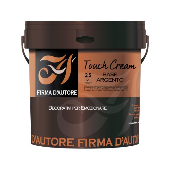 Firma D'Autore Dekorative Endbeschichtung Touch Cream, Rot, 1 l