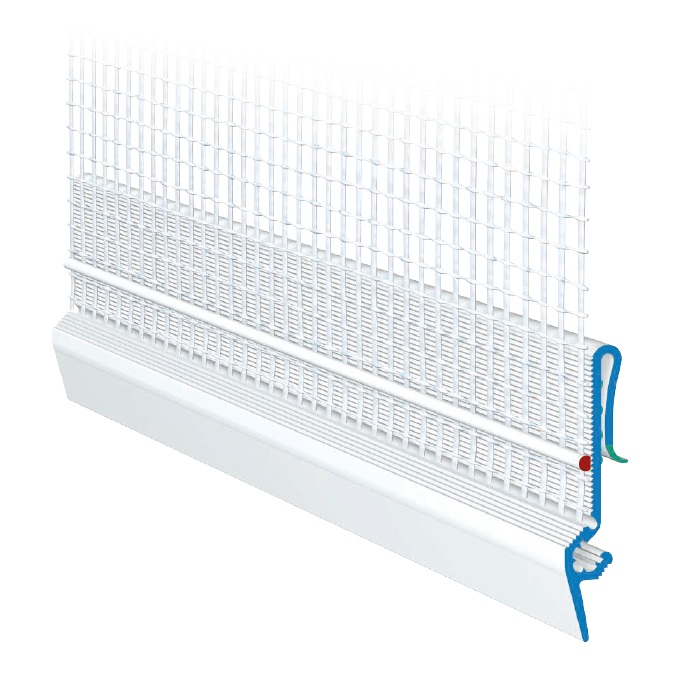 APU Sockelaufsteckprofil Repo-Tex Zero, 2,5 m x 12,5 cm