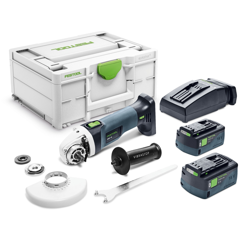 Festool Akku-Winkelschleifer AGC18-125 5,0EBI-Plus