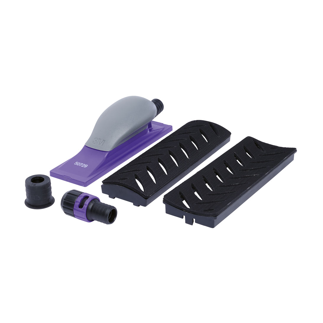 3M Rundformadapter-Set Hookit Premium, Multihole, 70 x 198 mm